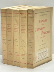 Histoire de la Liitérature Française (900-1900). [ 5 volumes ]. — Claretie, Leo.