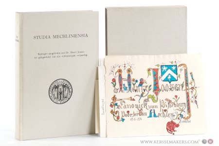 Studia Mechliniensia. Bijdragen aangeboden aan Dr. Henry Joosen ter gelegenheid van zijn vijfenzestigste verjaardag. — Joosen, Henry / ed. by A. Monballieu, G. Dogaer, R. De Smedt.