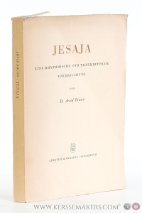 Jesaja. Eine Rhythmische und Textkritische Untersuchung. — Bruno, D. Arvid.