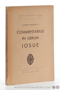 Commentarius in librum Iosue. — Fernandez, Andreas.