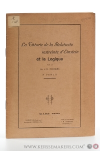 La Théorie de la Relativité restreinte d'Einstein et la Logique. — Tummers, J.H.