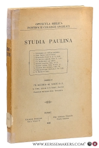 Studia Paulina. — Jacobus Fr. / Voste M. O.P.
