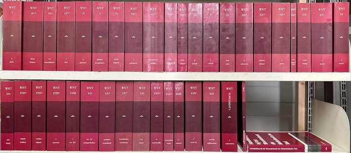 Woordenboek der Nederlandsche [ Nederlandse ] Taal ( WNT ). [ 37 (of 44) volumes, not complete, vol. 26, 27, 28, 29 and 3 vols. 'aanvullingen' are missing ] - added: Handleiding bij het Woordenboek der Nederlandsche Taal. — Vries, M. de, L.A. te Winkel a.o.