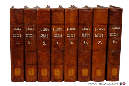 Disputationes scholasticae et morales. Editio nova... accurante J. B. Fournials. [ 8 volumes ]. — Joannis de Lugo / J. B. Fournials.