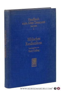 Biblisches Reallexikon (BRL2). 2., neugestaltete Auflage mit 93 ein-und mehrteiligen Abbildungen und 2 Faltkarten. — Galling, Kurt (herausg.).