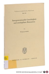 Intergenerationelle Gerechtigkeit und erschöpfbare Ressourcen. — Buchholz, Wolfgang.