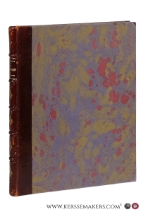 De boekdrukkers, boekverkoopers en uitgevers in Antwerpen sedert de uitvinding der boekdrukkunst tot op onze dagen. Alfabetisch gerangschikt en van geschiedkundige aanteekeningen voorzien. Opgeluisterd door een aantal portretten en drukkersmerken. — Olthoff, Frans