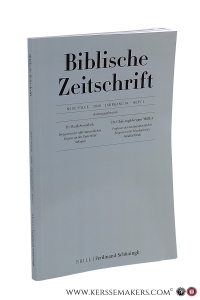 Biblische Zeitschrift. Volume 64 (2020) Heft 1. — Scoralick, Prof. Dr. Ruth / Christoph Gregor Müller / a.o. (eds.).