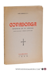 Covadonga. Epopeya en XV gestas. Texto Gallego y versión castellana. — Rubinos, Jose.