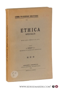 Ethica specialis. Editio quinta emendata et aucta. — Donat, J.