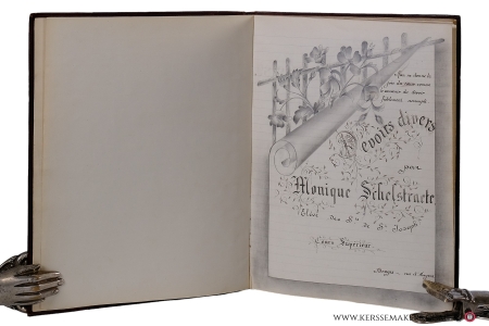 Devoirs divers par Monique Schelstraete, Élève des Srs. de St. Joseph, Rue d'Argent, Bruges. Cours Supérieur (1911-1912). — (Manuscript) Monique Schelstraete