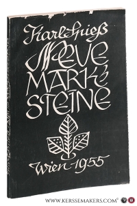 Neue Marksteine. Drei Abhandlungen aus dem Gebiete der überlieferungs-gebunden Kunst. — Spieß, Karl.