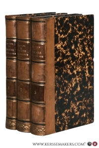 Histoire Universelle de l'Église. Traduite sur la cinquième édition par I. Goschler et C.-F. Audley, seconde édition, 3 volumes. — Alzog, Jean.