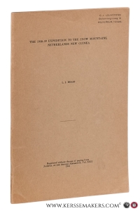 The 1938-39 Expedition to the Snow Mountains, Netherlands New Guinea. Reprinted without change of paging from the Journal of the Arnold Arboretum, Vol. XXII. — Brass, L. J.