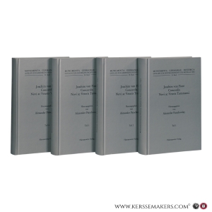 Concordia Novi ac Veteris Testamenti. Herausgegeben von Alexander Patschovsky. [ 4 volumes ]. — Ioachim Abbas Florensis / Joachim von Fiore.