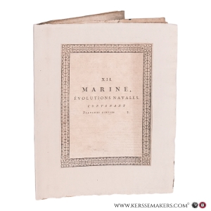 XII. Marine, évolutions navales. Contenant 7 planches simples . — (Duhamel du Monceau)