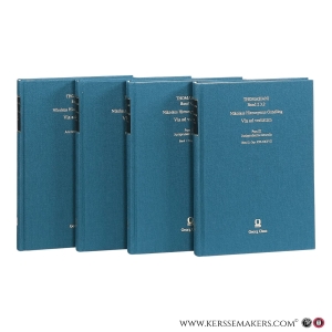Via ad Veritatem. Partes I-III komplett: Pars I: Ars recte ratiocinandi. Pars II: Philosophia moralis. Pars III: Jurisprudentia naturalis. [ 4 volumes ]. — Gundling, Nikolaus Hieronymus / Martin Mulsow (Hrsg.).