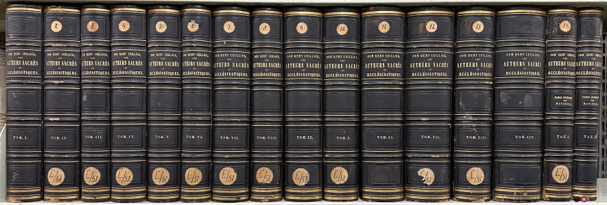 Histoire générale des auteurs sacrés et ecclésiastiques, qui contient leur vie, le catalogue, la critique, le jugement, la chronologie, l'analyse et le dénombrement des différentes éditions de leurs ouvrages, etc. Nouvelle édition. — Ceillier, Rémy.