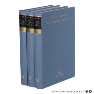 Die Elemente der Staatskunst. [3 volumes]. — Müller, Adam Heinrich.