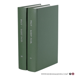 La théologie de saint Paul. [2 volumes]. — Prat, F.