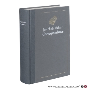 Correspondance. — De Maistre, Joseph.