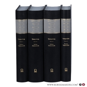 Leben des Herrn Nicolaus Ludwig Grafen und Herrn von Zinzendorf und Pottendorf. Reprint der Ausgaben Barby 1773–1775. Hrsg. von Erich Beyreuther und Gerhard Meyer. Mit einem Vorwort von Gerhard Meyer [8 volumes in 4 bindings]. — Spangenberg, August Gottlieb / Beyreuther, Erich / Meyer, Gerhard