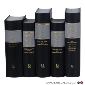 Antizinzendorfiana I–V. Reprints verschiedener zeitgenössischer Streitschriften gegen Zinzendorf und die Herrnhuter Brüdergemeine (1729–1785). Mit Vorwort und Einführungen hrsg. von Erich Beyreuther. Band V mit einer Einführung von Hans Schneider. — Beyreuther, Erich / Schneider, Hans (Hrsg.)