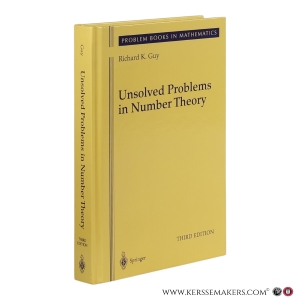 Unsolved Problems in Number Theory. Third Edition. With 18 figures. — Guy, Richard K.