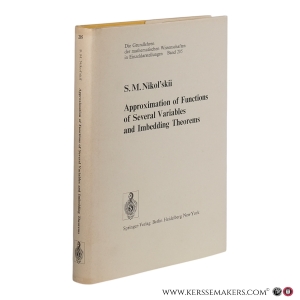 Approximation of Functions of Several Variables and Imbedding Theorems. — Nikol’skii, S. M.
