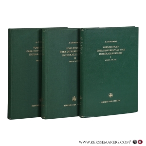 Vorlesungen über Differential- und Integralrechnung. Zweite Auflage. — Ostrowski, A.