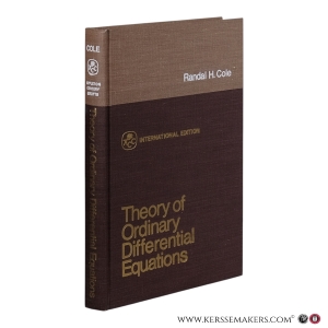 Theory of Ordinary Differential Equations. — Cole, Randal H.