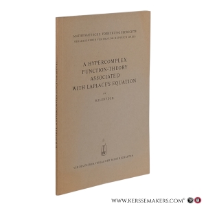 A Hypercomplex Function-Theory Associated with Laplace’s Equation — Snyder, H.H.