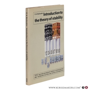 Introduction to the Theory of Stability. — Barbashin, E.A.