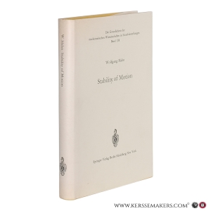 Stability of Motion. Translated by Arne P. Baartz. With 63 figures. — Hahn, Wolfgang.