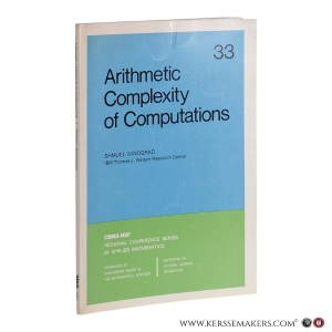 Arithmetic Complexity of Computations. — Winograd, Shmuel.