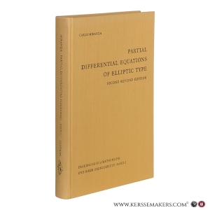 Partial Differential Equations of Elliptic Type. 2nd revised ed. Translated by Zane C. Motteler. — Miranda, Carlo.