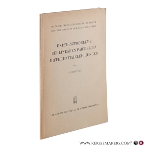 Existenzprobleme bei linearen partiellen Differentialgleichungen. — Hornich, H.