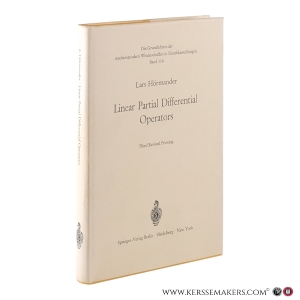 Linear Partial Differential Operators. Third Revised Printing. — Hörmander, Lars.