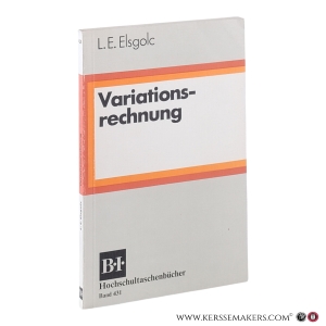 Variationsrechnung. — Elsgolc, L.E.