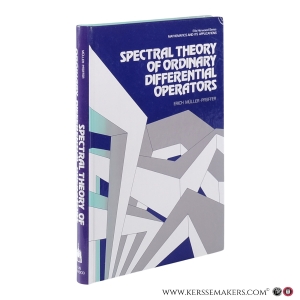 Spectral Theory of Ordinary Differential Operators. — Müller-Pfeiffer, Erich.