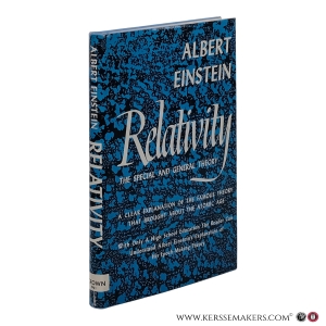 Relativity. The Special and the General Theory. A Popular Exposition. Authorised translation by Robert W. Lawson. — Einstein, Albert / Robert W. Lawson.