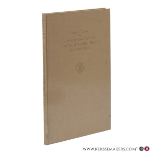 Concordance to the distinctive Greek text of Codex Bezae. — Yoder, James D.