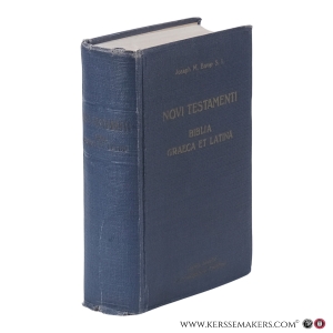 Novi Testamenti Biblia Graeca et Latina. Editio altera. — Bover, Joseph M.