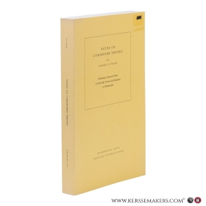 Notes on Cobordism Theory. — Stong, Robert E.