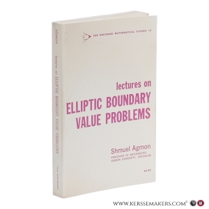 Lectures on Elliptic Boundary Value Problems. — Agmon, Shmuel.