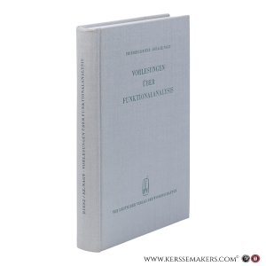 Vorlesungen über Funktionalanalysis. Dritte Auflage. — Riesz, Friedrich / Sz.-Nagy, Béla.
