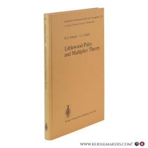 Littlewood-Paley and Multiplier Theory. — Edwards, R. E. / Gaudry, G. I.