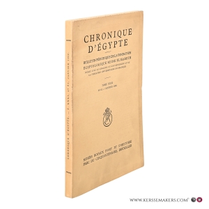Chronique d'Égypte. Bulletin périodique de la fondation Égyptologique Reine Élisabeth. Tome XXXI. No 61 - janvier 1956. — Bulletin, Chronique D'egypte.