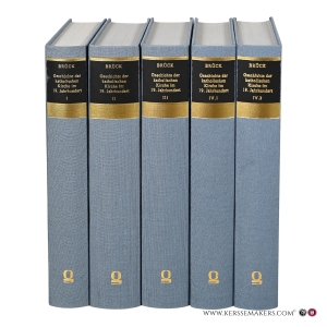 Geschichte der katholischen Kirche in Deutschland im 19. Jahrhundert. [4 vols. in 5 books] I. Vom Beginne des neunzehnten Jahrhunderts bis zu den Concordatsverhandlungen. II. Vom Abschlusse der Concordate bis zur Bischofsversammlung in Würzburg im März 1848. III. Von der Bischofsversammlung in Würzburg 1848 bis zum Anfang des s. g. Culturkampfes 1870. IV. 1. & IV. 2. Vom Vaticanischen Concil bis zur Gegenwart. — Brück, Heinrich.