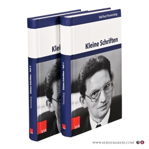 Kleine Schriften. Teil 1. Was ist der Mensch? Die Bestimmung des Menschen. Christliche Spiritualität. Teil 2. Metaphysik und Gottesgedanke. Grundlagen der Ethik. [2 volumes]. — Pannenberg, Wolfhart.